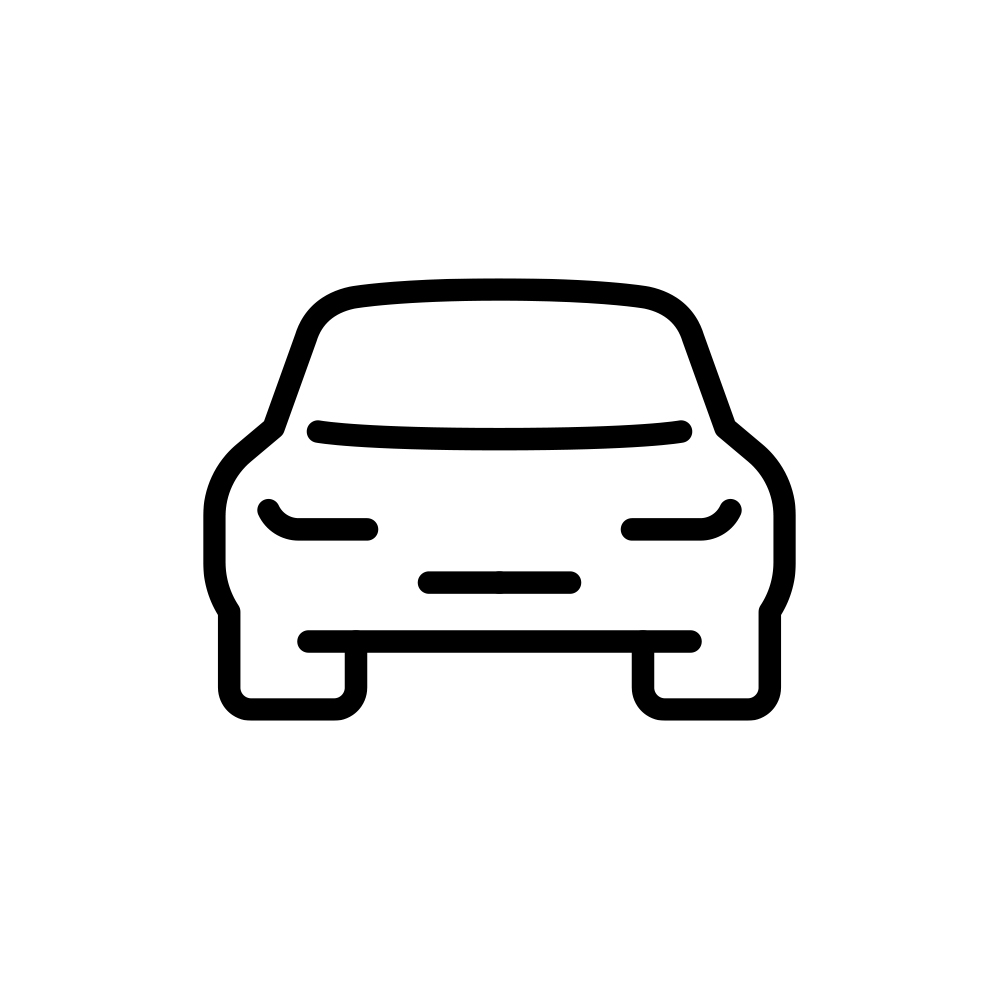 Icona di veicolo per trasporto o logistica